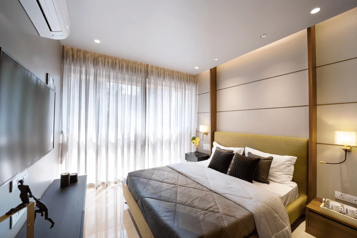 Master Bedroom – 2BHK Interior