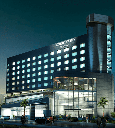 Courtyard by Marriott Rendered View